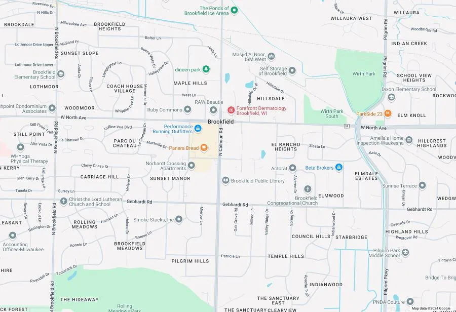 Brookfield Map